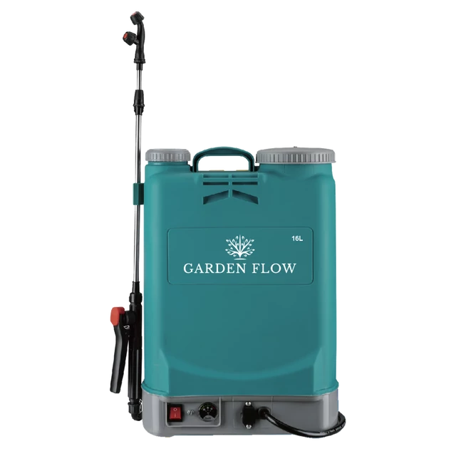 garden flow akkumulatoros hati permetezo 16 literes